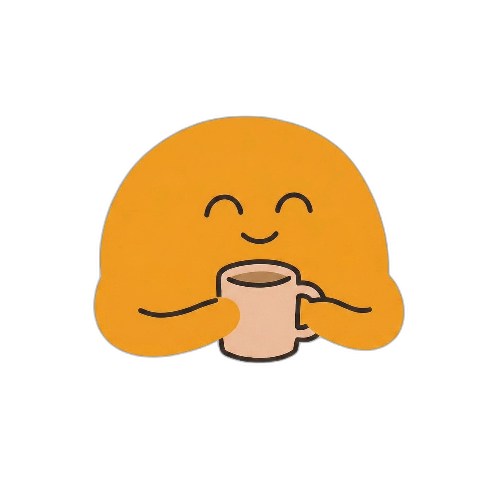 ShiftNight mascot with a cozy sip, home link